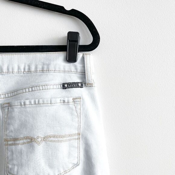 Lucky Brand Women's Cropped Jeans Five Pocket Charlie Skimmer Light Blue Size 28 - Picture 6 of 10